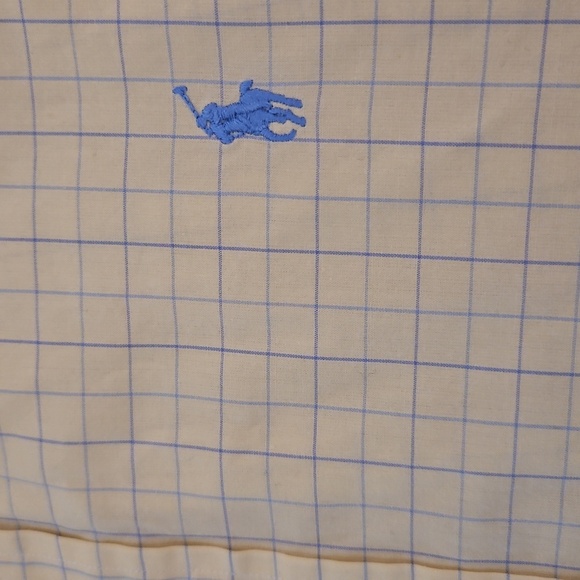 Polo by Ralph Lauren Yellow Checkered Yarmouth Button Down Men's Shirt - Picture 4 of 4